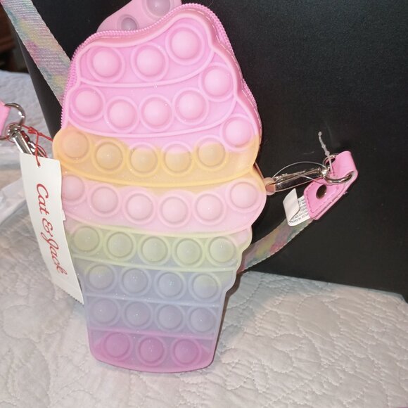 NEW Girls' Ice Cream Pop It Crossbody Bag - Cat & Jack™ - Picture 3 of 4